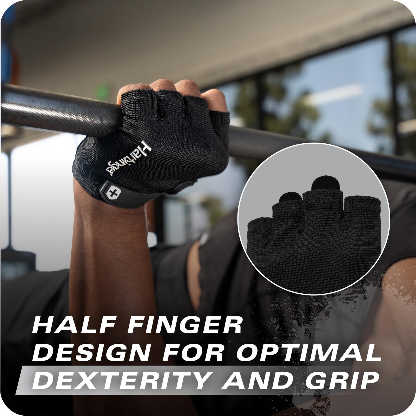 Power Gloves 3.0 - Durable Half Finger Weightlifting Gloves with Adjustable Wrist Closure, Breathable Leather Palm, Men's, Green, Large