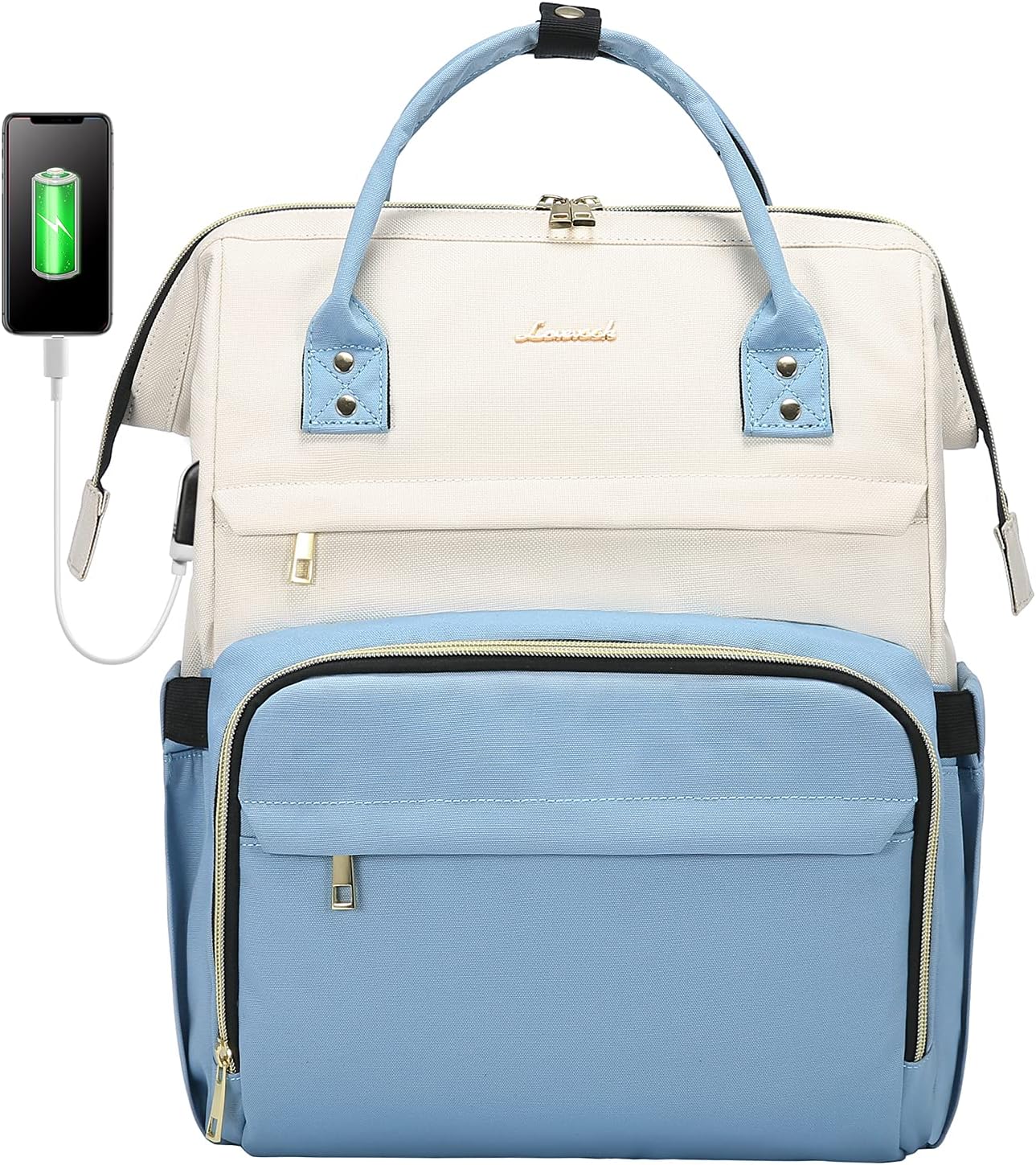 Backpack Backpacks Backpack 15.6-Inch LOVEVOOK Laptop for Women Fashion Business Computer Travel Bags Purse Doctor