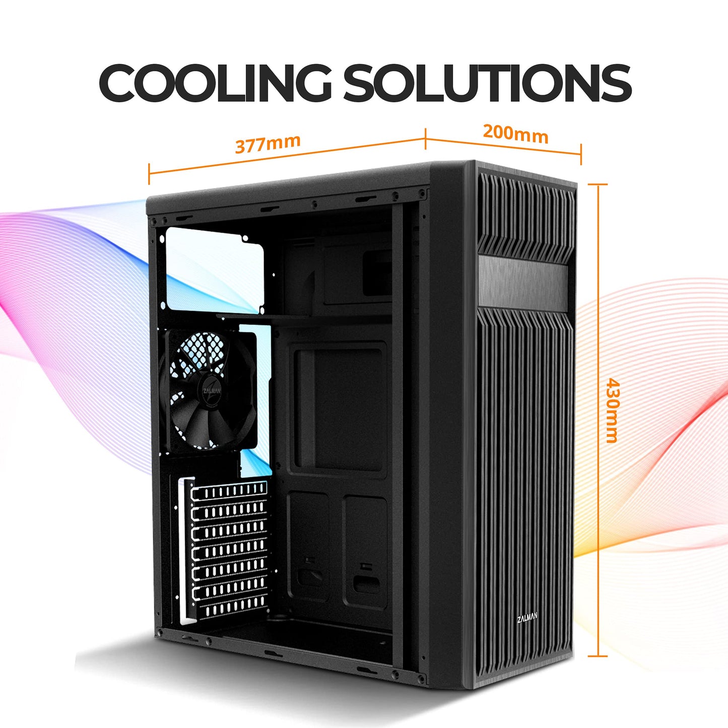 Zalman T6 ATX Mid Tower PC Case + 700W 80+ Plus Bronze Power Supply ATX PSU