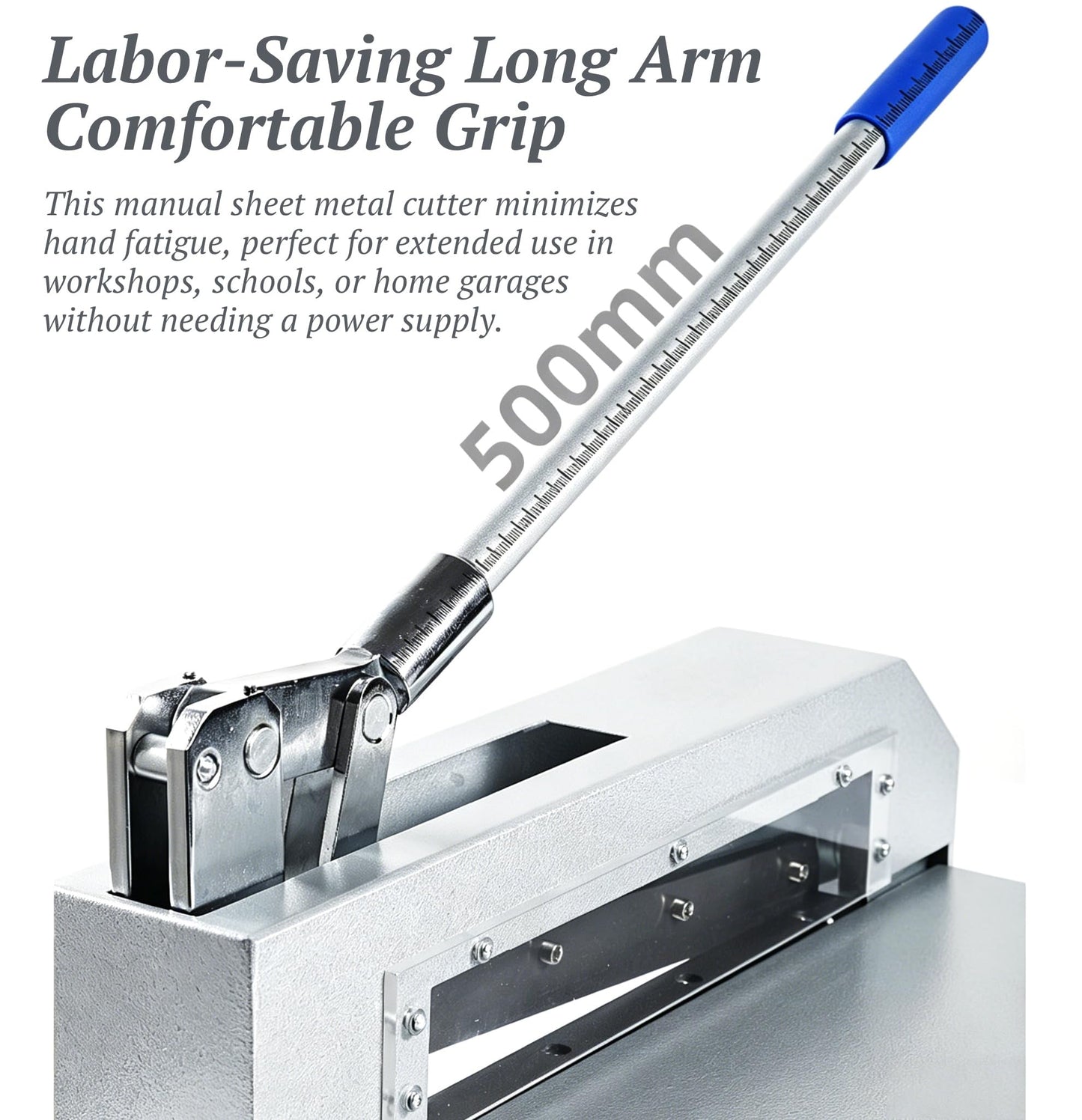 Manual Guillotine Sheet Metal Cutter, 12.4" Heavy Duty Sheet Metal Shears for Cutting Copper Aluminum PCB Board Circuit, Precise Clean Metalworking Cutter Machine with Safety Guard & Scale