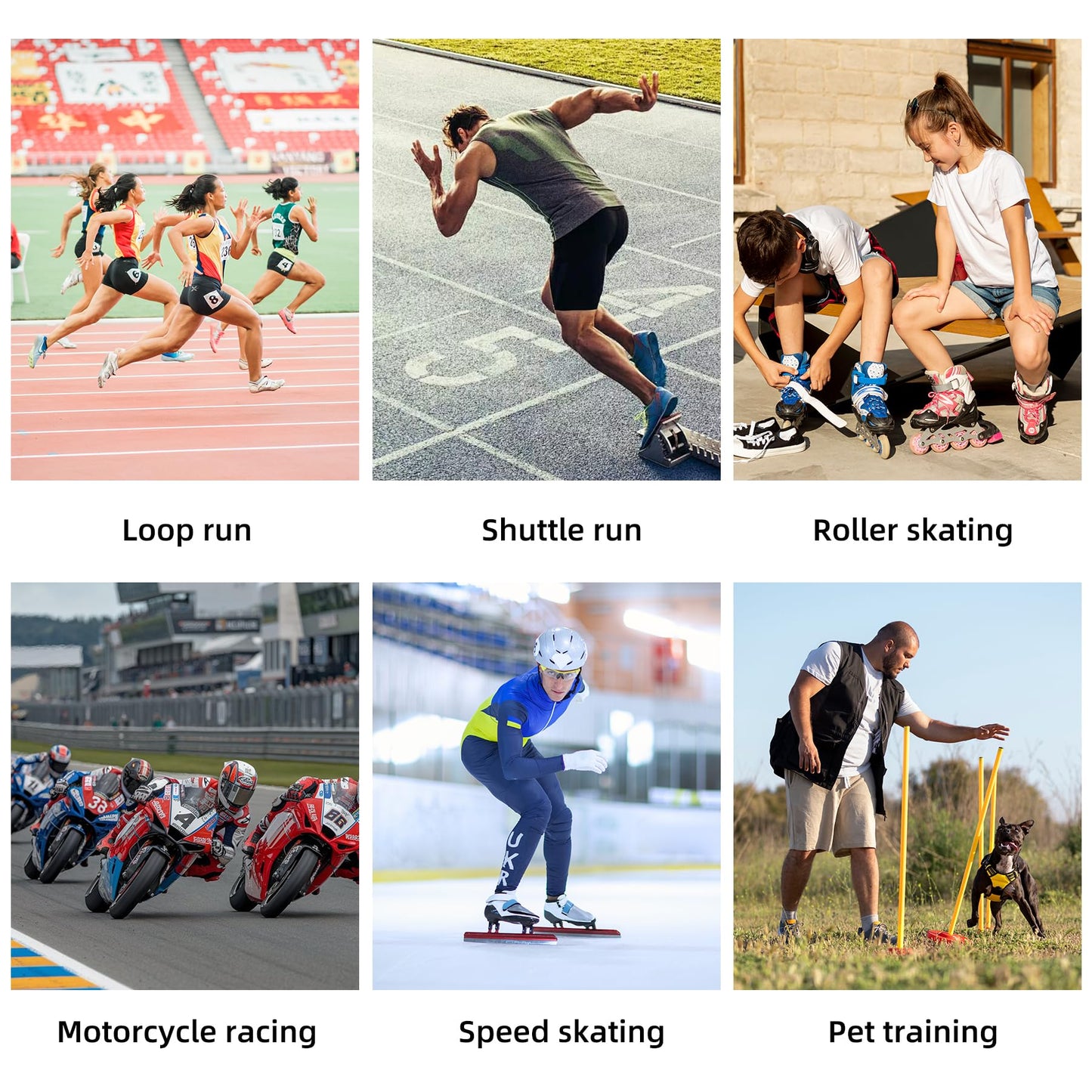 Race Laser Timer-LED Race Clock Battery Powered Stopwatch Timing Clock for Motorcycle Cycling Speed Training Short Run Race
