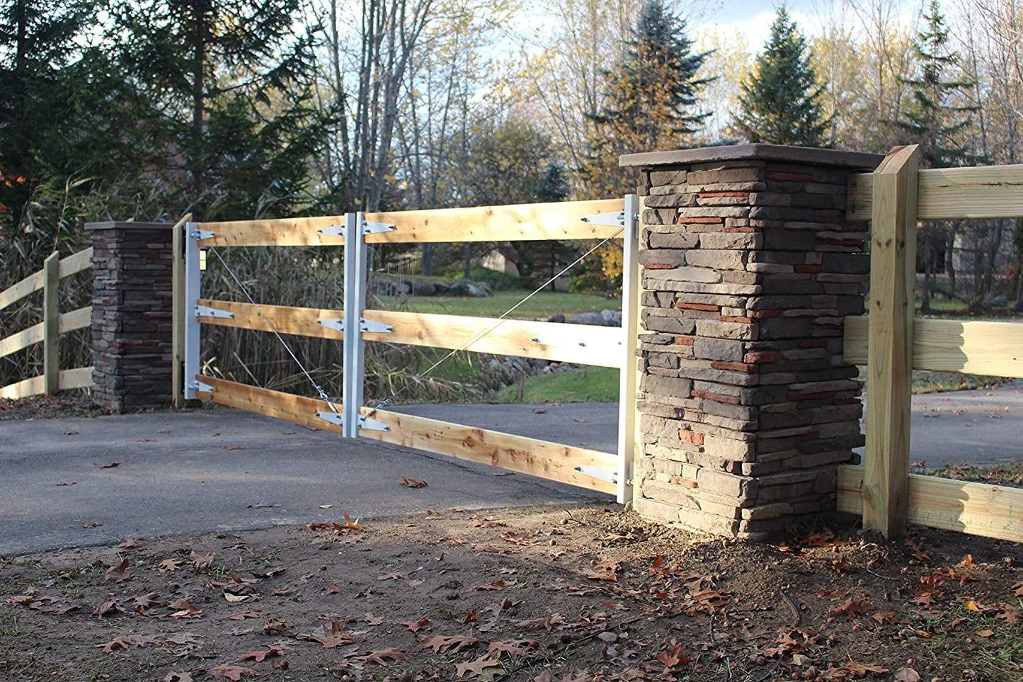 Estate Swing Gate Frame Kit (Dual Frame kit) up to 20ft in Width (up to 10ft Each Side)