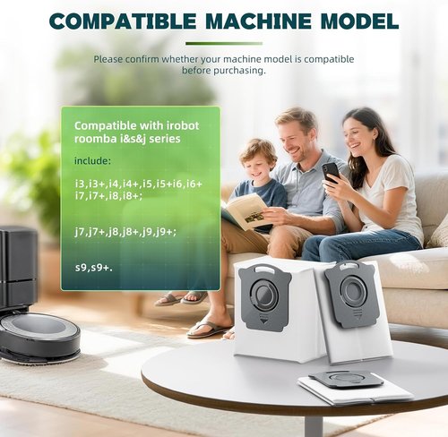 iRobot 24 Pack Vacuum Bags - Compatible with Roomba i7, i3, i4, j7, s9 | Automatic Dirt Disposal Solution