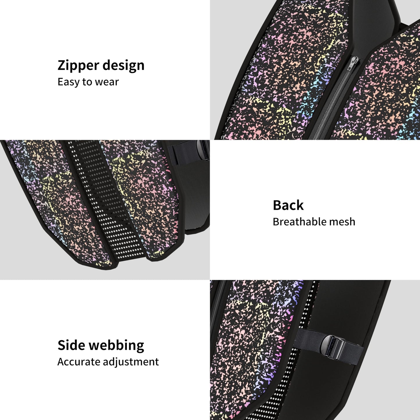 PROIRON Weighted Vest Soft Washable for Men Women 6.5lbs/11lbs/17.5lbs/22lbs,Fully Reflective Running Weight Vest,No Leakage Weighted Vest for Fitness,Workout,Weight Loss,Strength Training