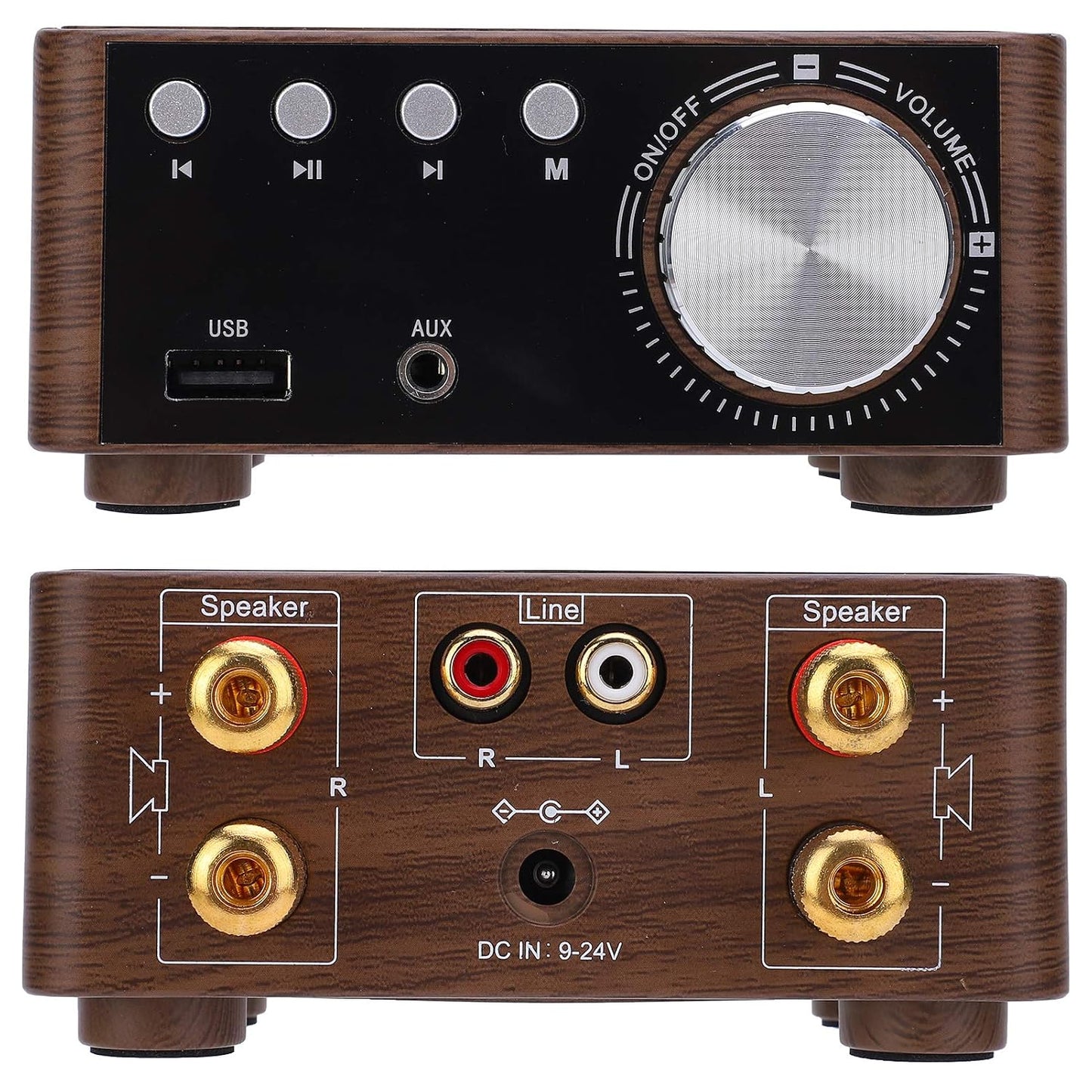 50W TPA3116 Audio Amplifier, USB Digital Bluetooth Amplifier Chip HiFi Stereo AMP Small Memory Card Player Audio