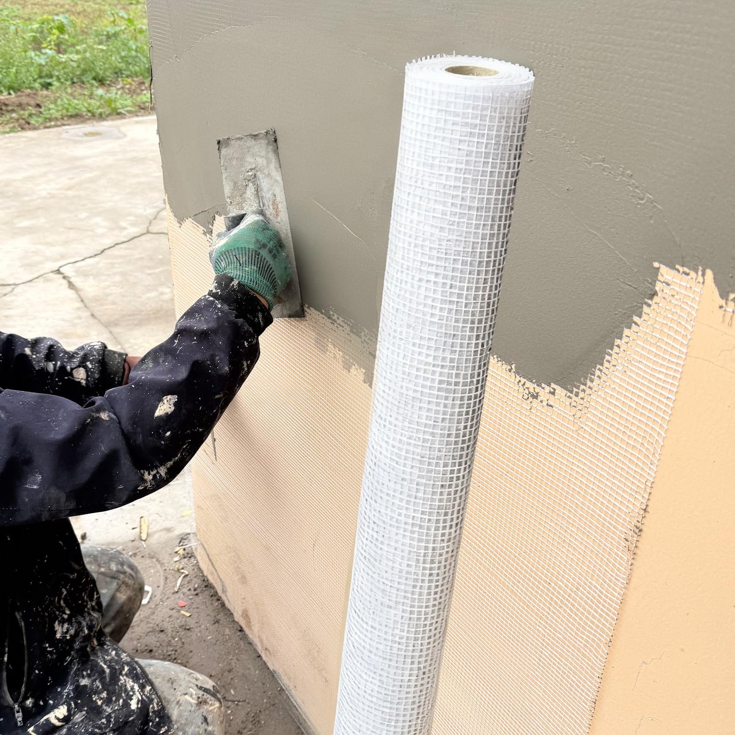 Fiberglass Mesh 3.2ft x 328ft,Fiberglass Mesh Plastering Mesh Enhanced Strength and Stability for Walls