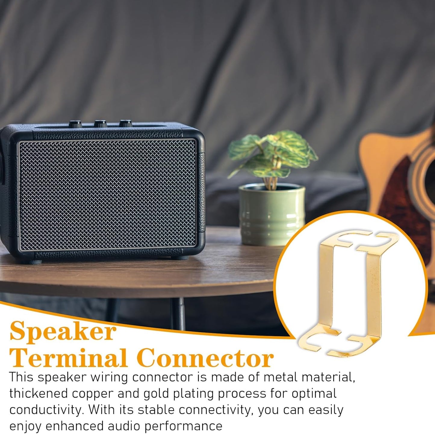 Styquenzer 4 Subwoofer Box Terminal, Pcs Speaker Terminals Connectors Speaker Terminal Cup Speaker Binding Post Screw