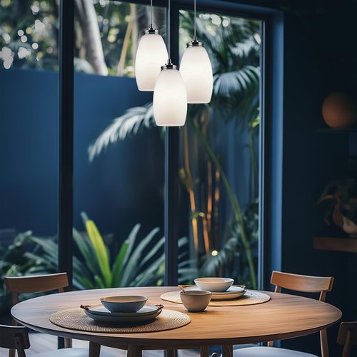 Kira Home Coast 7" Set of 2 Frosted Glass Shades, Satin White Oval Replacement Glass Globes, 1-5/8" Fitter Opening for Threaded Medium Base Socket, 7.5" x 4.5"