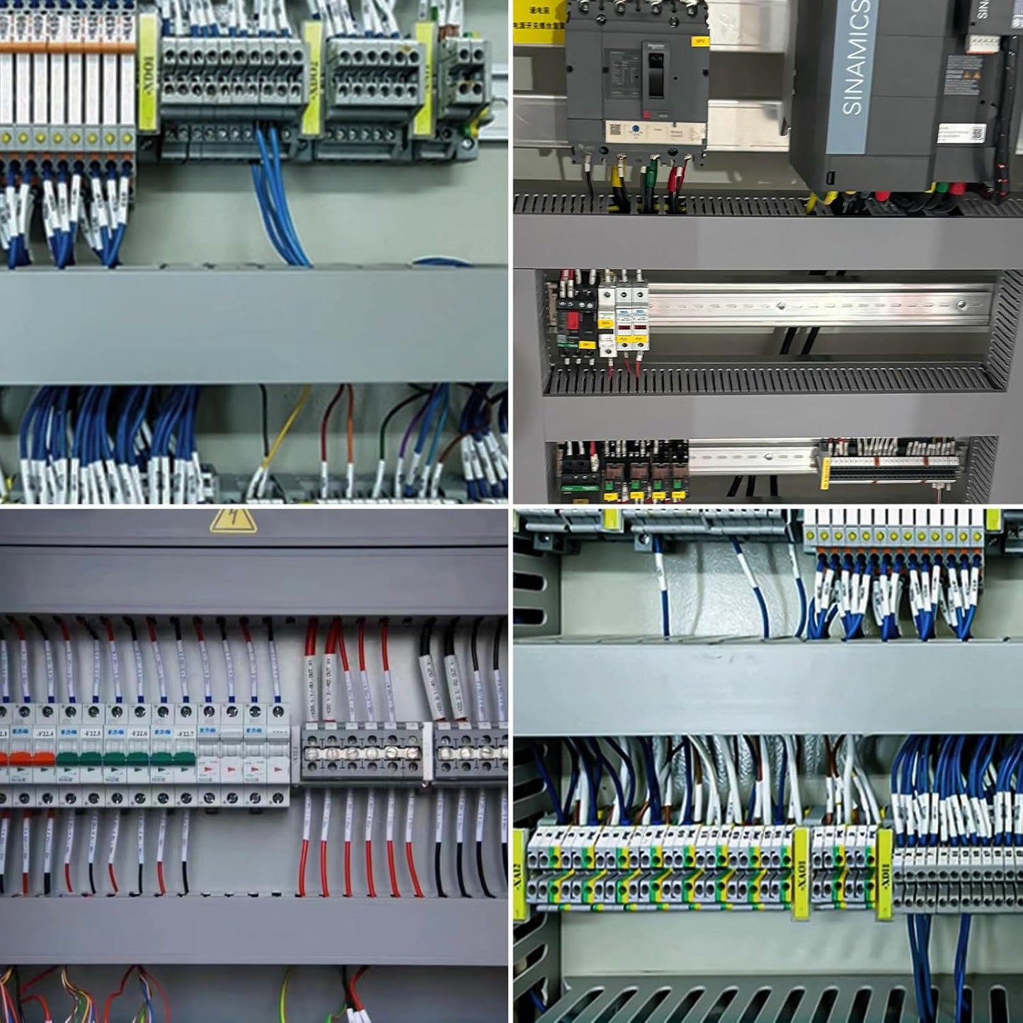 Yecaye 62.8in(4x15.7in) Cable Raceway, Large Under Desk Cable Management for Server Rack Wire Raceway, Wire Management