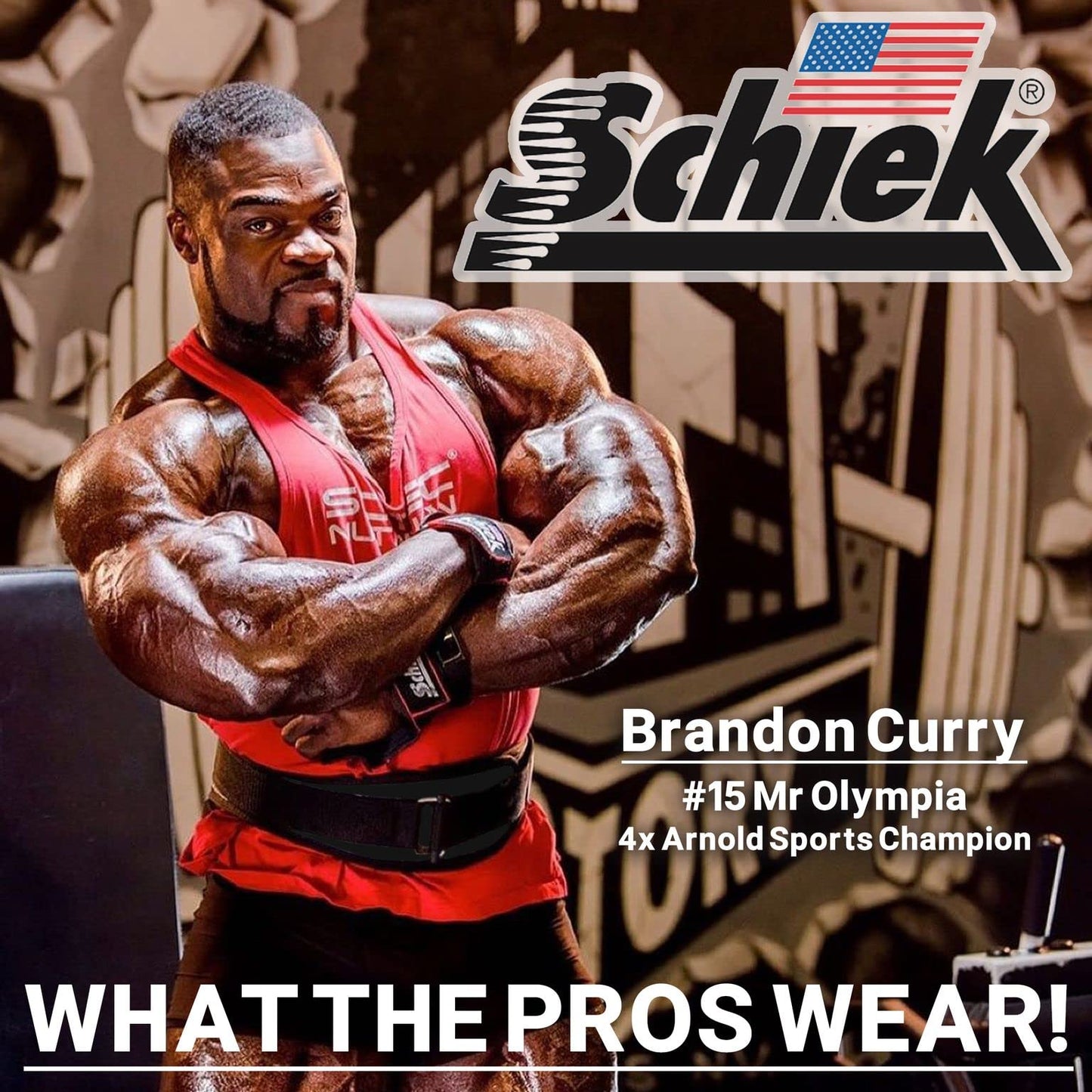 Schiek Sports Model 2004 Nylon 4 3/4" Weight Lifting Belt