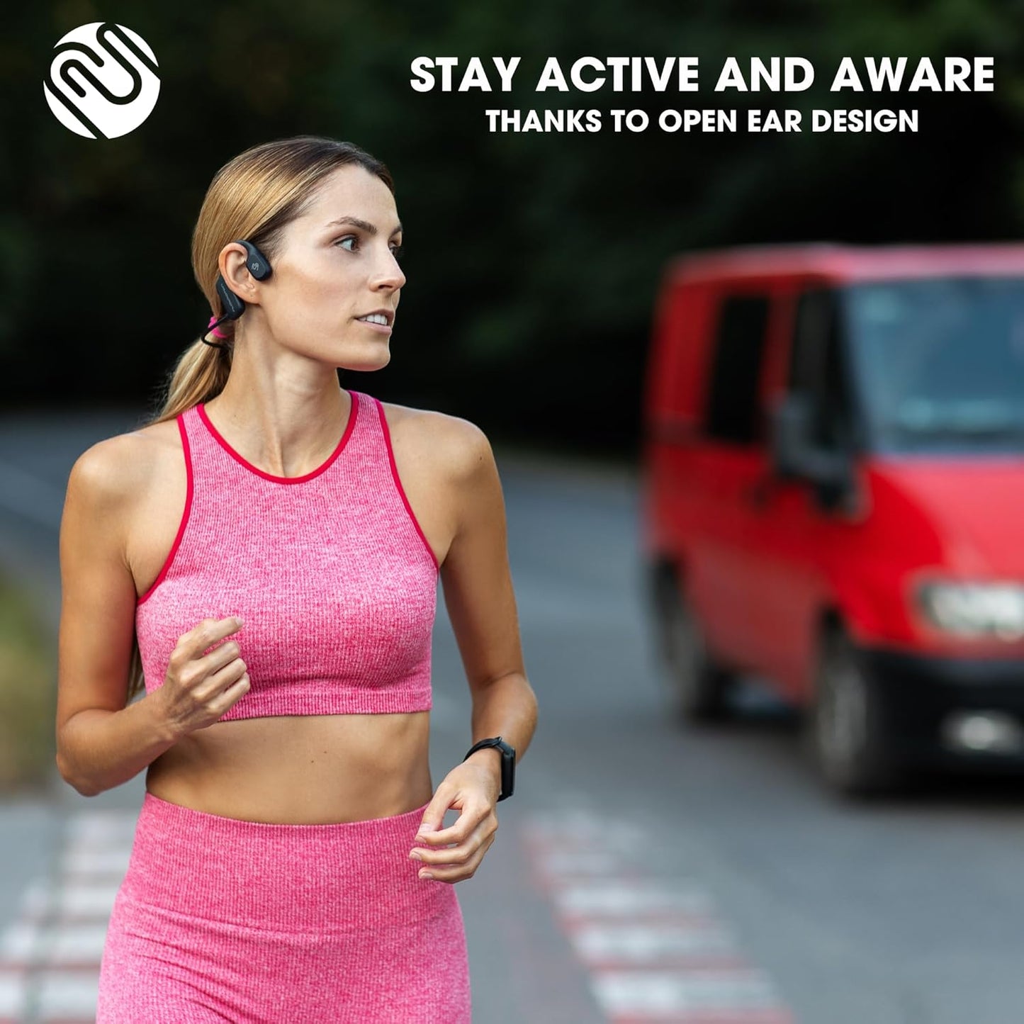 M1 Swimming 32GB MP3 IP68 Swimming, FlowMotion Open-Ear Headphones Bluetooth Bone Conduction Headphones, Player