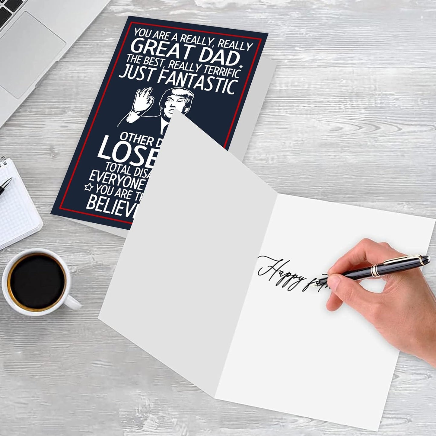 Regine Switzerland Funny Father's Day Card - Heartfelt Message for Dad | Perfect for Birthdays & Special Occasions