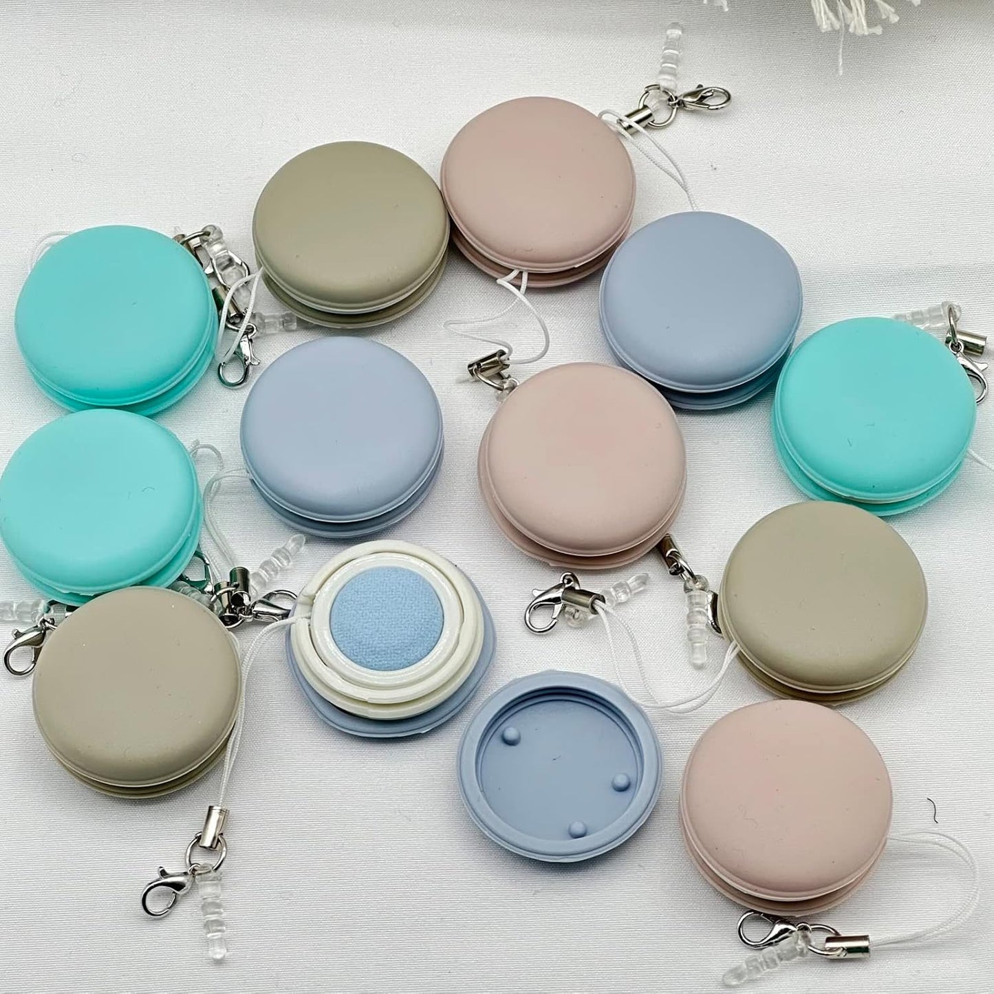 12 Pcs Macaron Screen and Eyeglass Brush Cleaner Phone Screen Cleaners for Eyeglasses Camera Lens Cleaning Brushes