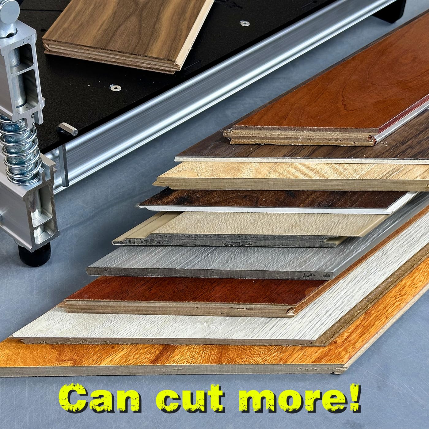 17mm Pro Heavy Duty Laminate | Vinyl Floor Cutter, Full Cut 13" Engineer wood, Laminate, LVP/T, VCT, SPC, WPC; Superstrong| Top Quality| Best Tool