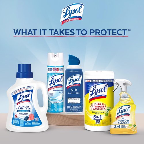 Lysol Mold & Mildew Remover Spray - Powerful Disinfectant & Stain Remover for Bathroom | 32oz