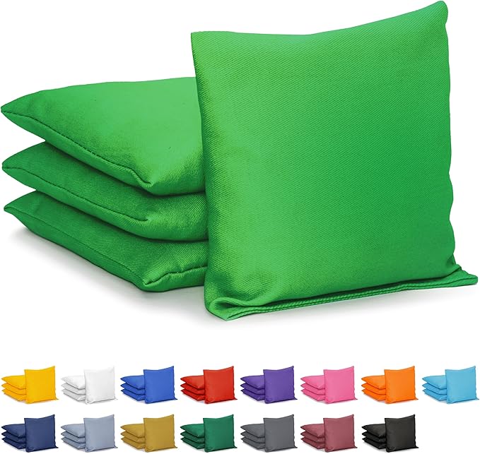 GoSports Classic Cornhole Bean Bags Set of 4-16 Colors Available - Regulation All Weather, Mix and Match