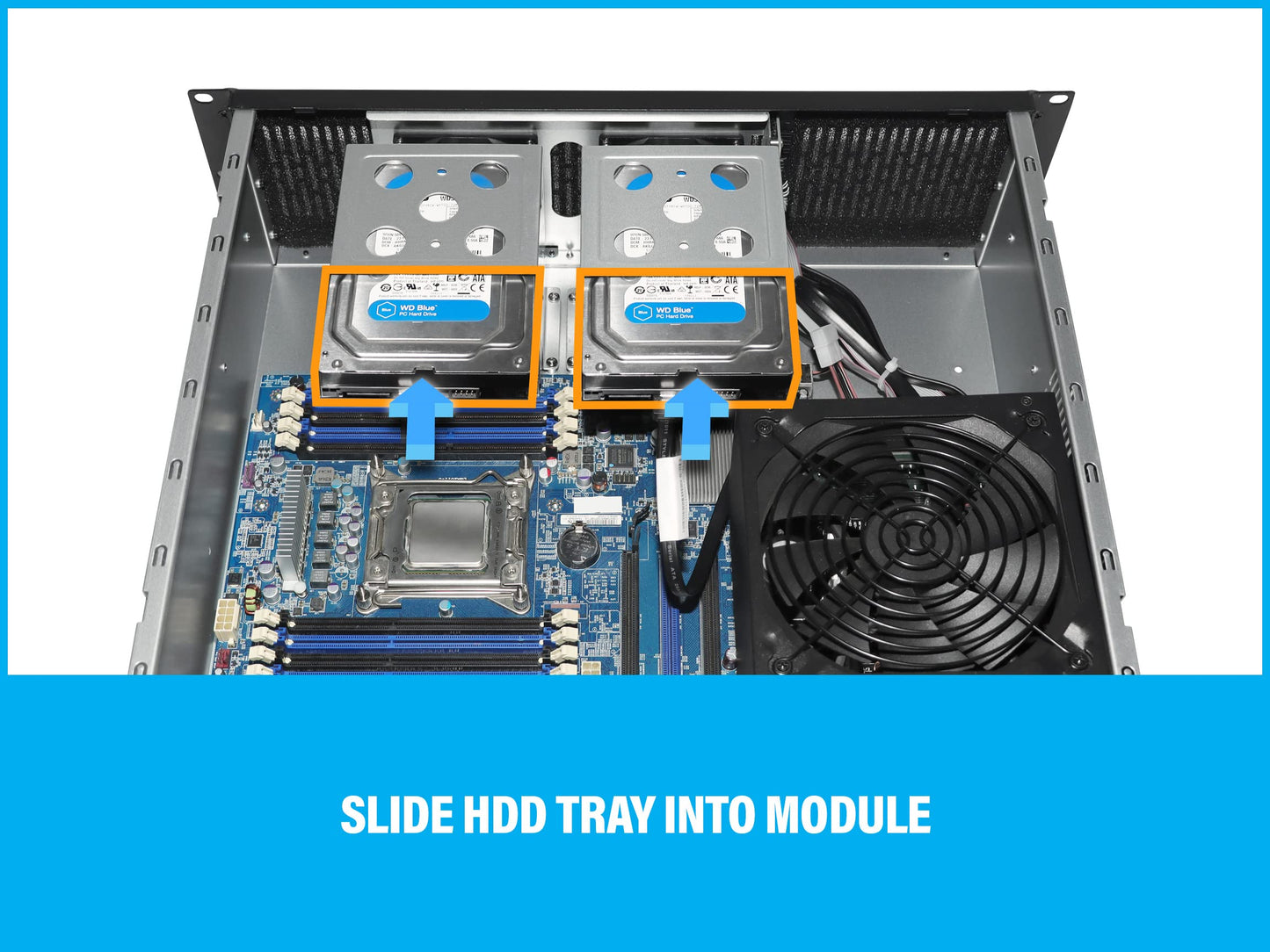Rosewill 3U Server Chassis Rackmount Case | 6 x 3.5 Bays | ATX Compatible | 2 x 80mm Fans | 2 x USB 3.0 | RSV-Z3100U