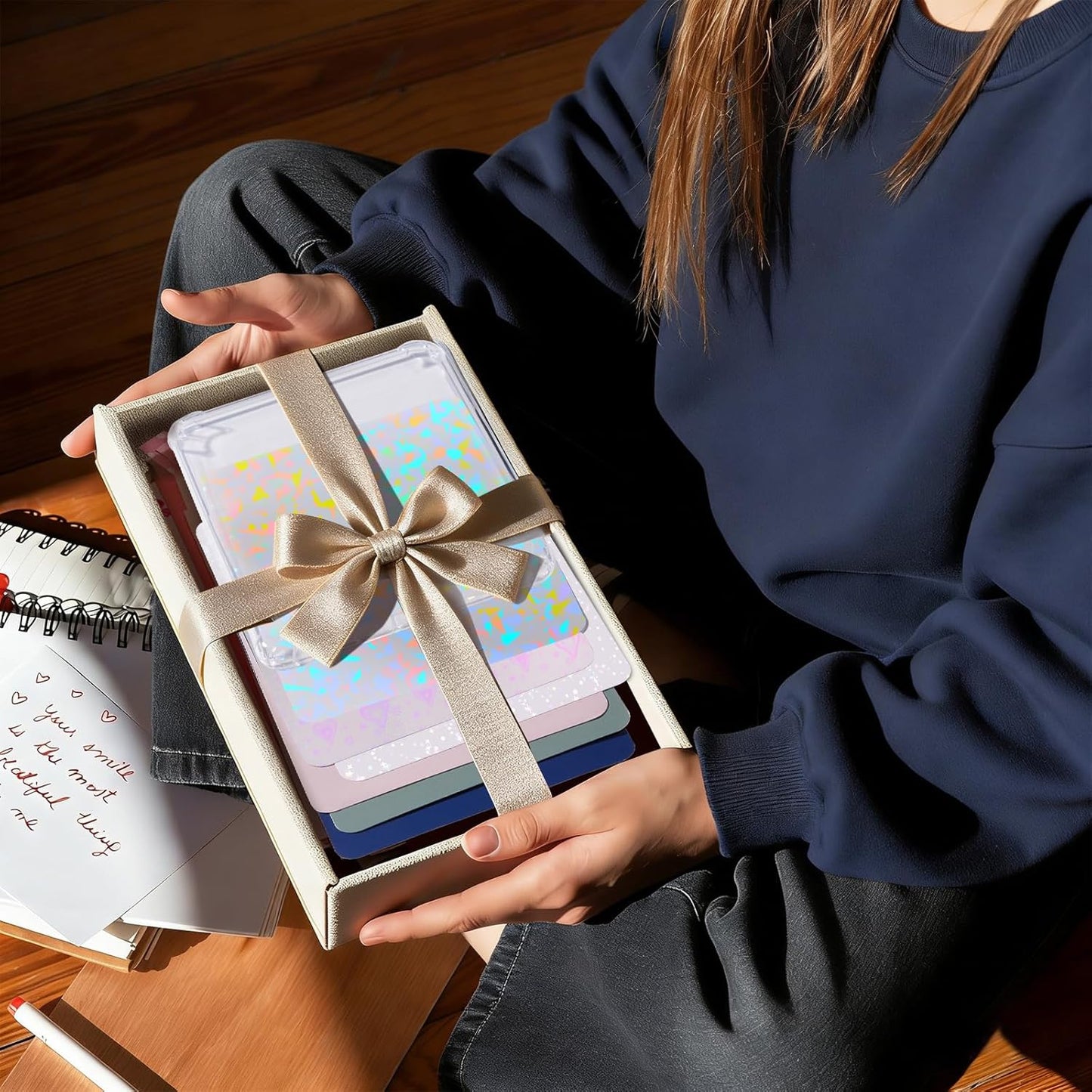 CoBak 7" 6 1 Clear Case for All-New E-Readers - with Pcs Inserts Cardstock Paper, Pcs Dust Plug, not Compatible