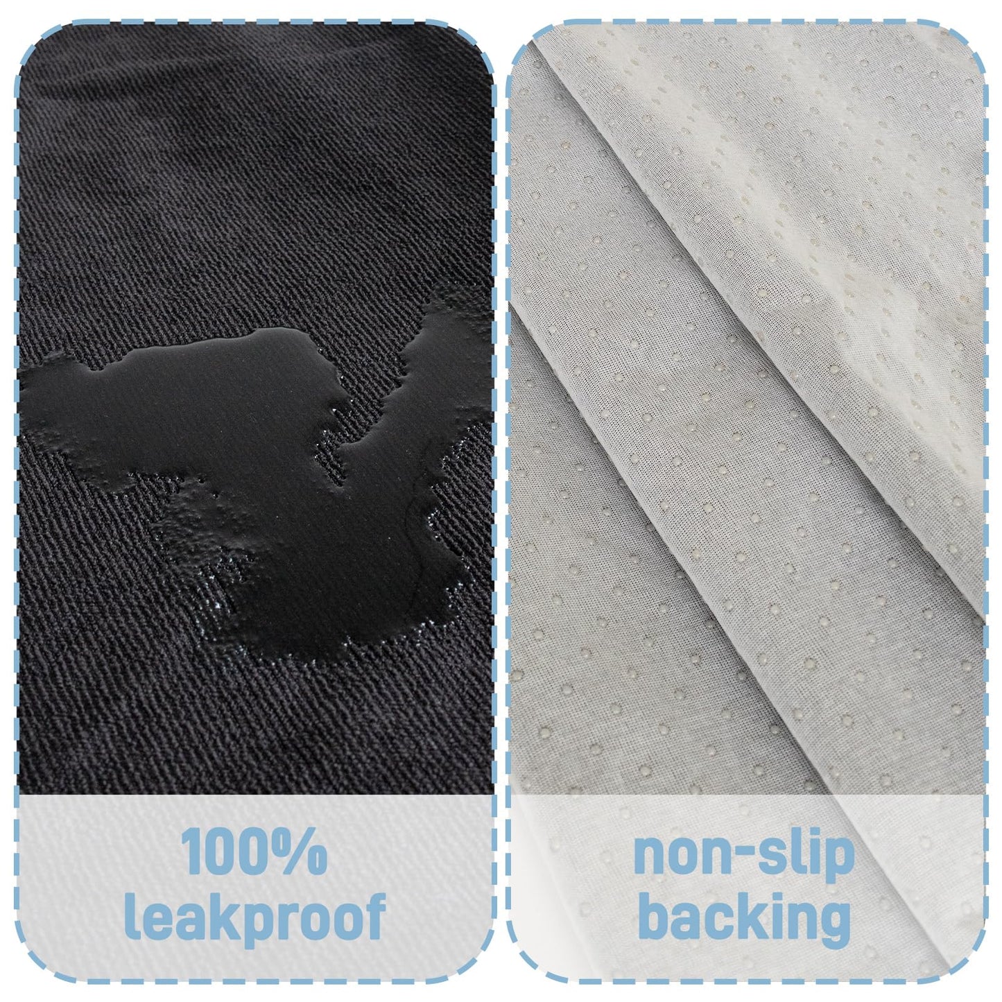 Waterproof Car Seat Cover Towel, Universal Fit Waterproof Sweating Seat Protector for Cars and SUVs, Anti-Slip Front Seat Cover for Gym, Outdoor, Pets & Travel, Black, Machine Washable