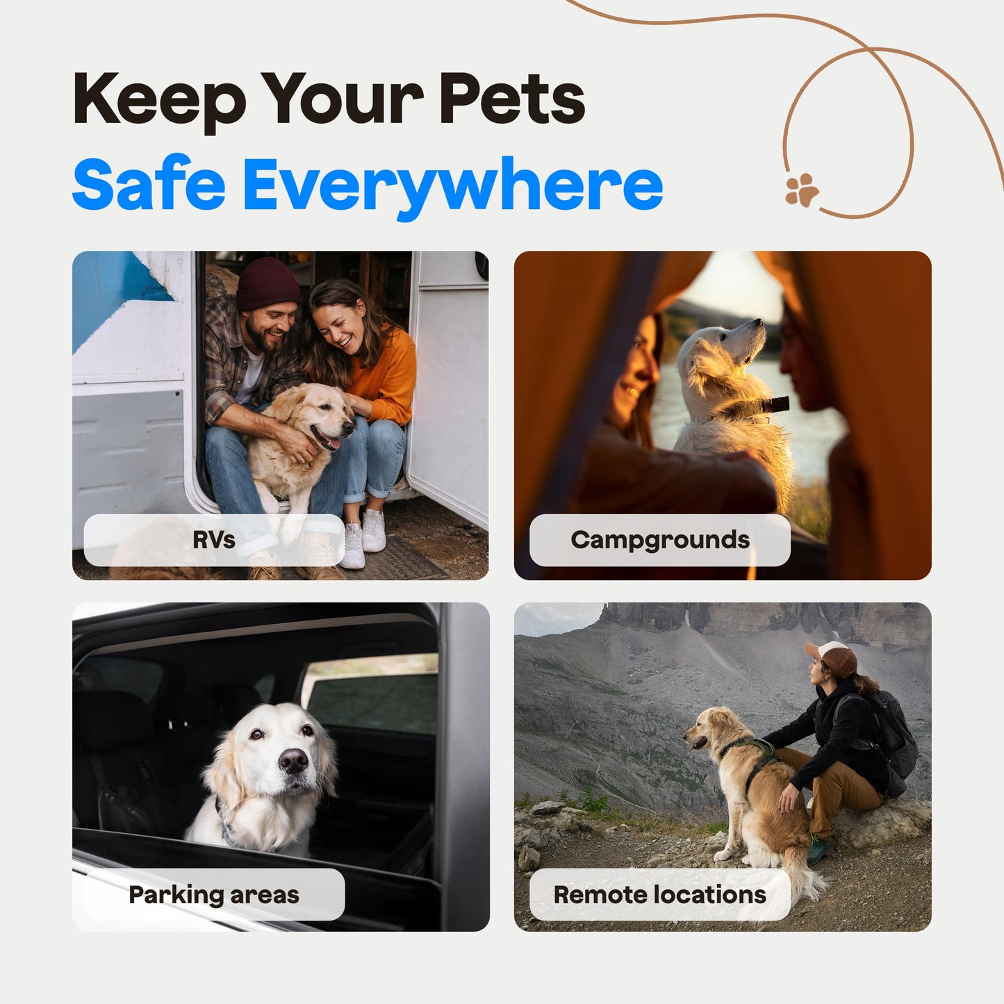 Waggle 4G Pet Temperature Monitor (Lite) - No WiFi Needed - Real Time App, SMS & Email Alerts - RV, Car & Home Safety Device - Power Outage Alerts - Subscription Required