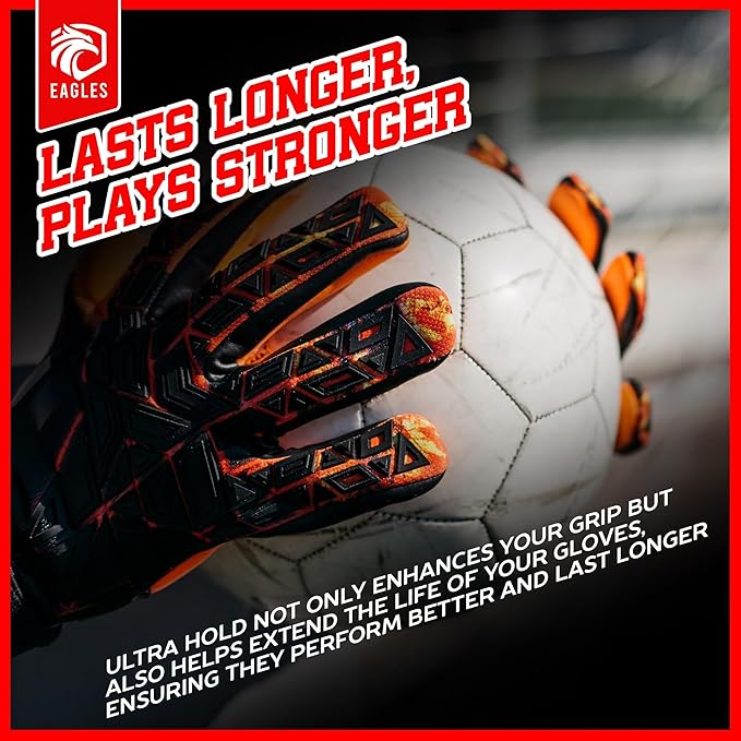 EAGLES Football Glove Grip Spray – Restores Stickiness to Your Gloves - Goalkeeper Glove Grip Spray - Boosts Stickiness and Performance of Soccer Goalie Gloves - Goalie Accessories