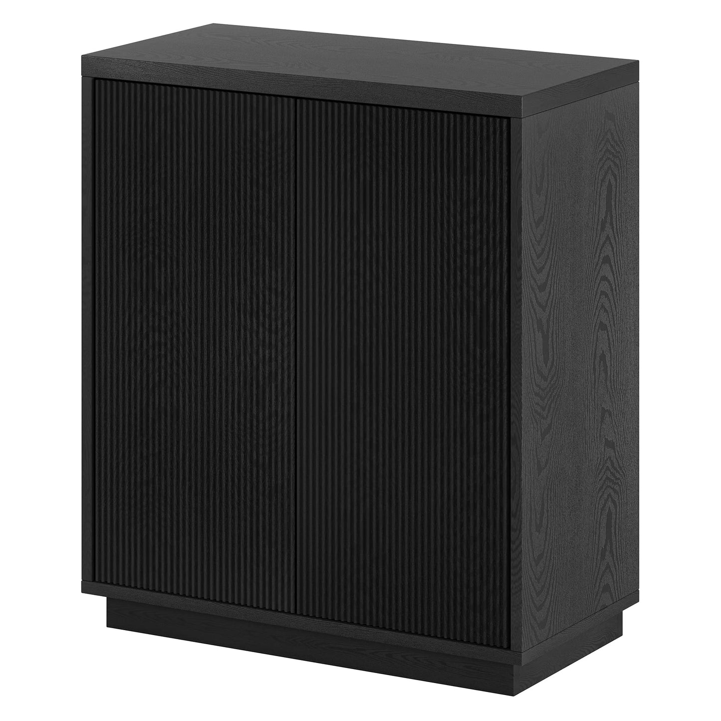 Henn&Hart Alston Accent Cabinet, 28" Wide, Black Grain