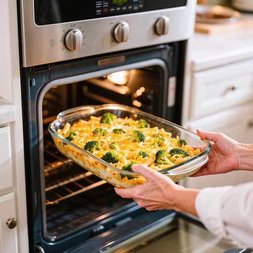 Large Casserole Dish With Lid - 4.7qt Clear Oval Glass Baking Dish for Oven Cooking & Serving