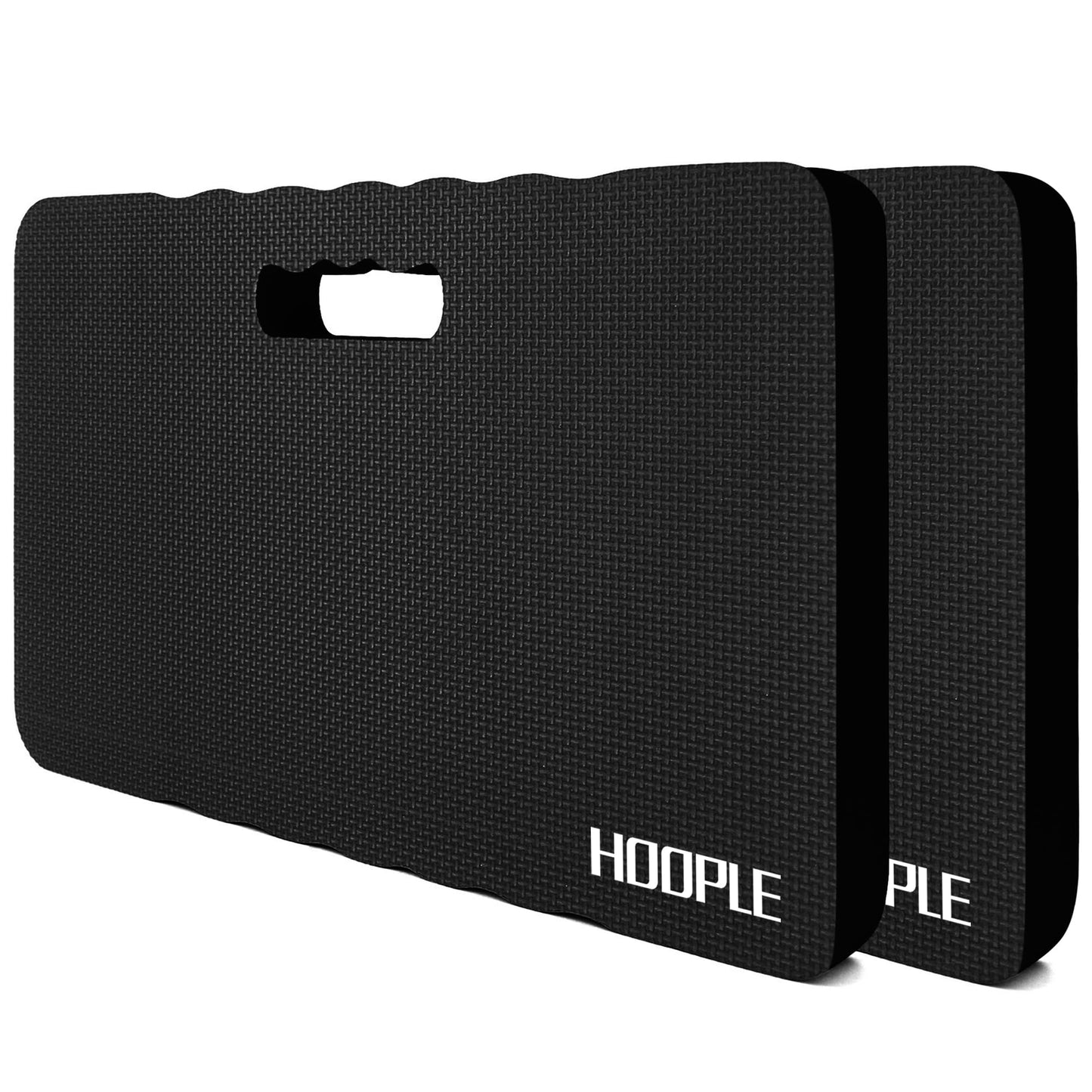 HOOPLE Extra Thick Kneeling Pad 2 Pack, Large Foam Kneeling Cushion for Gardening, Bath, Exercise, Yoga & Garage Work, Waterproof Comfort Knee Mat, Durable Outdoor Garden Kneeler 17.5 x 11 x 1 Inch