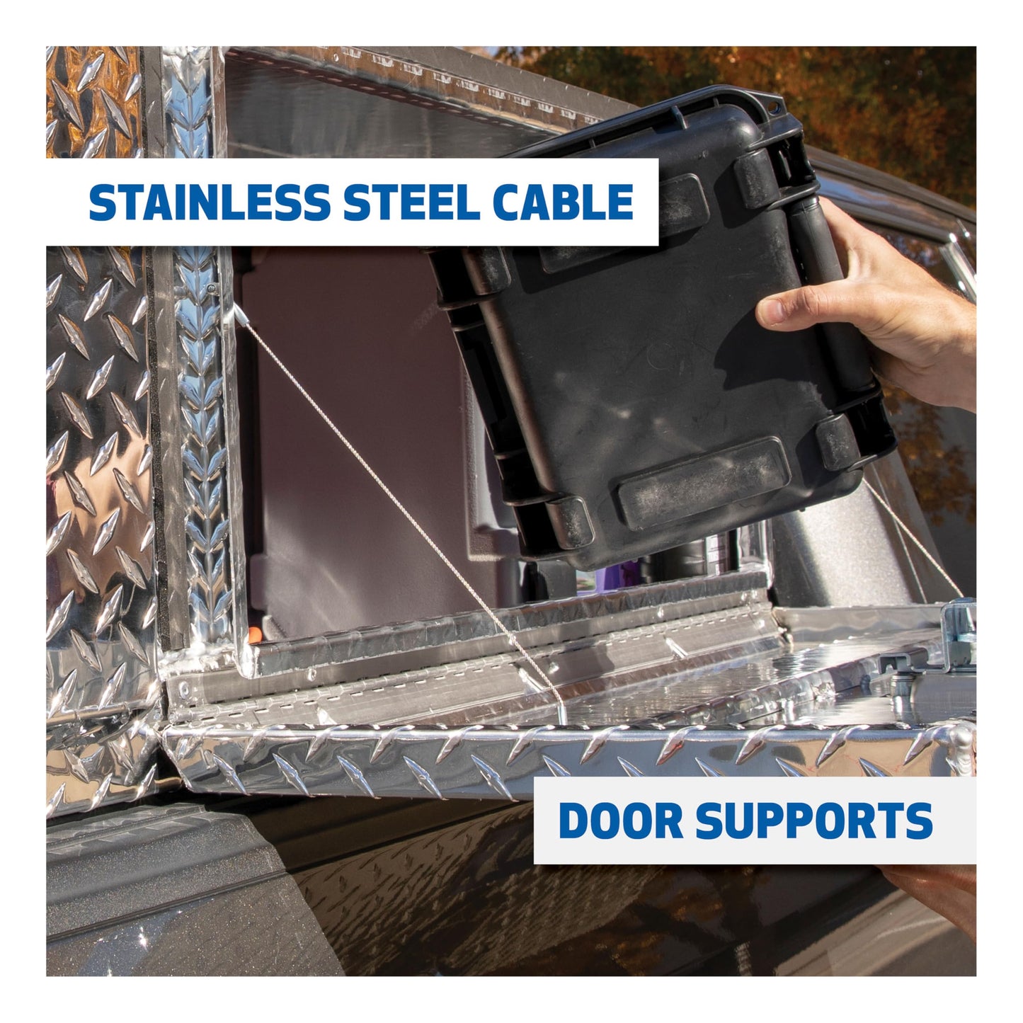 UWS EC40001 48-Inch Heavy-Wall Aluminum Single-Door Topside Tool Box