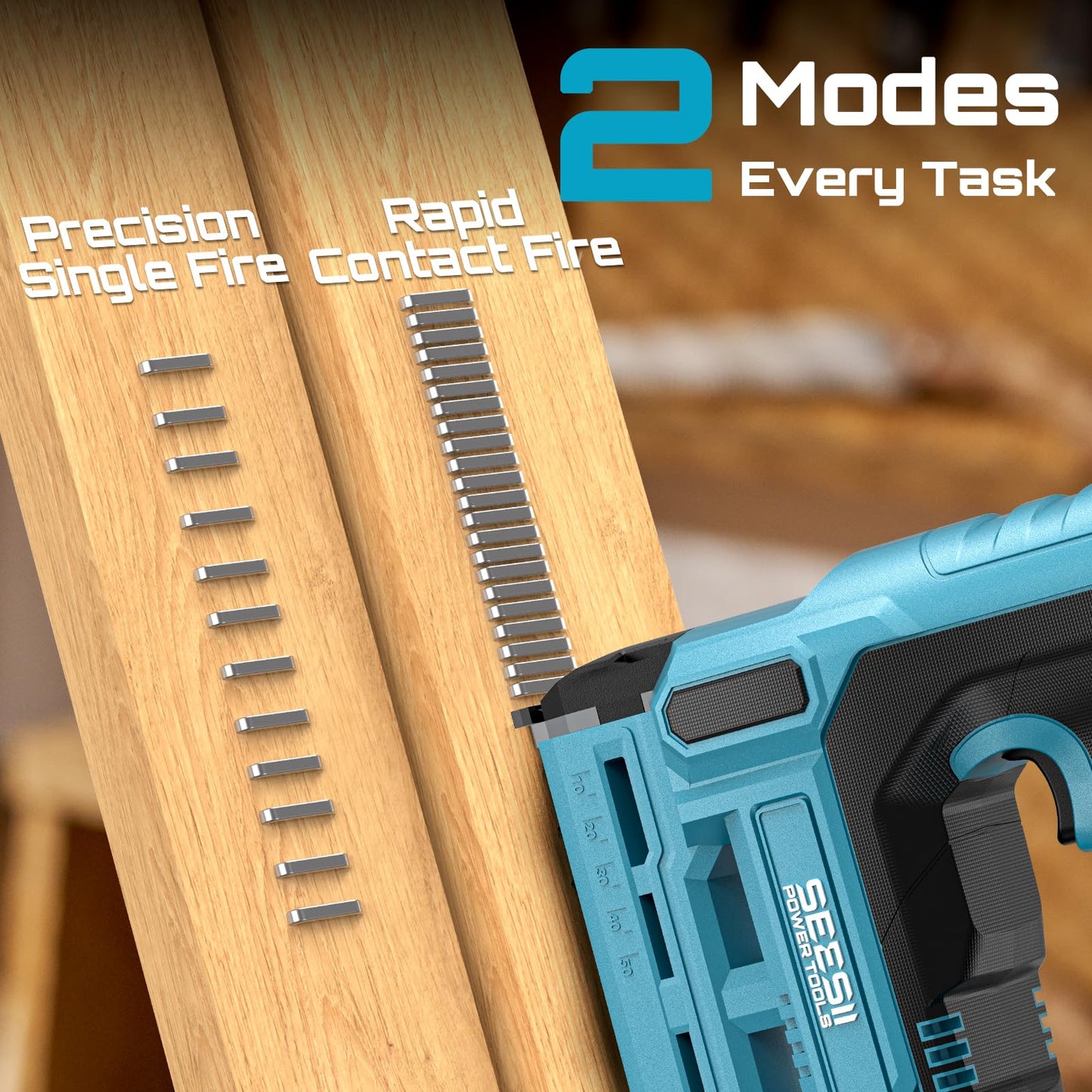 SEESII Bundle Deal - Cordless Brad Nailer and Reciprocating Saw Cordless for Wood Cutting