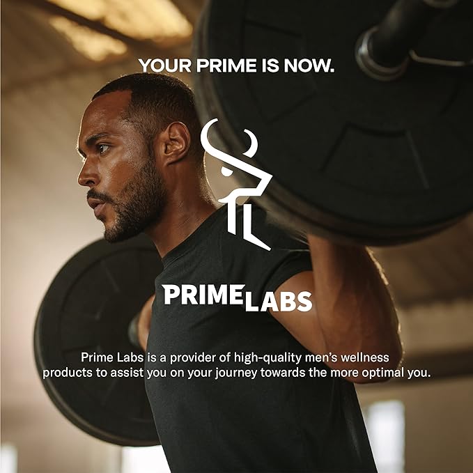 Prime Labs - Men's Testosterone Booster - Stamina, Endurance, & Strength Booster - 60 Caplets