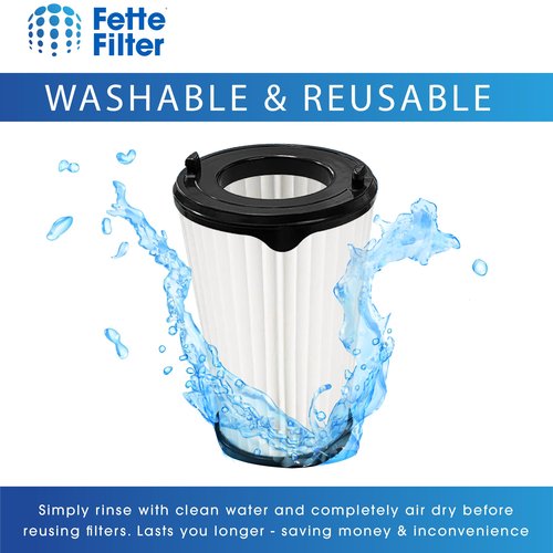 Fette Filter - 2 Pack Vacuum Filters Compatible with Stick Vacuum VAF-1TM EHVS2510AW VS3510AR, Compare to Part# EL65522