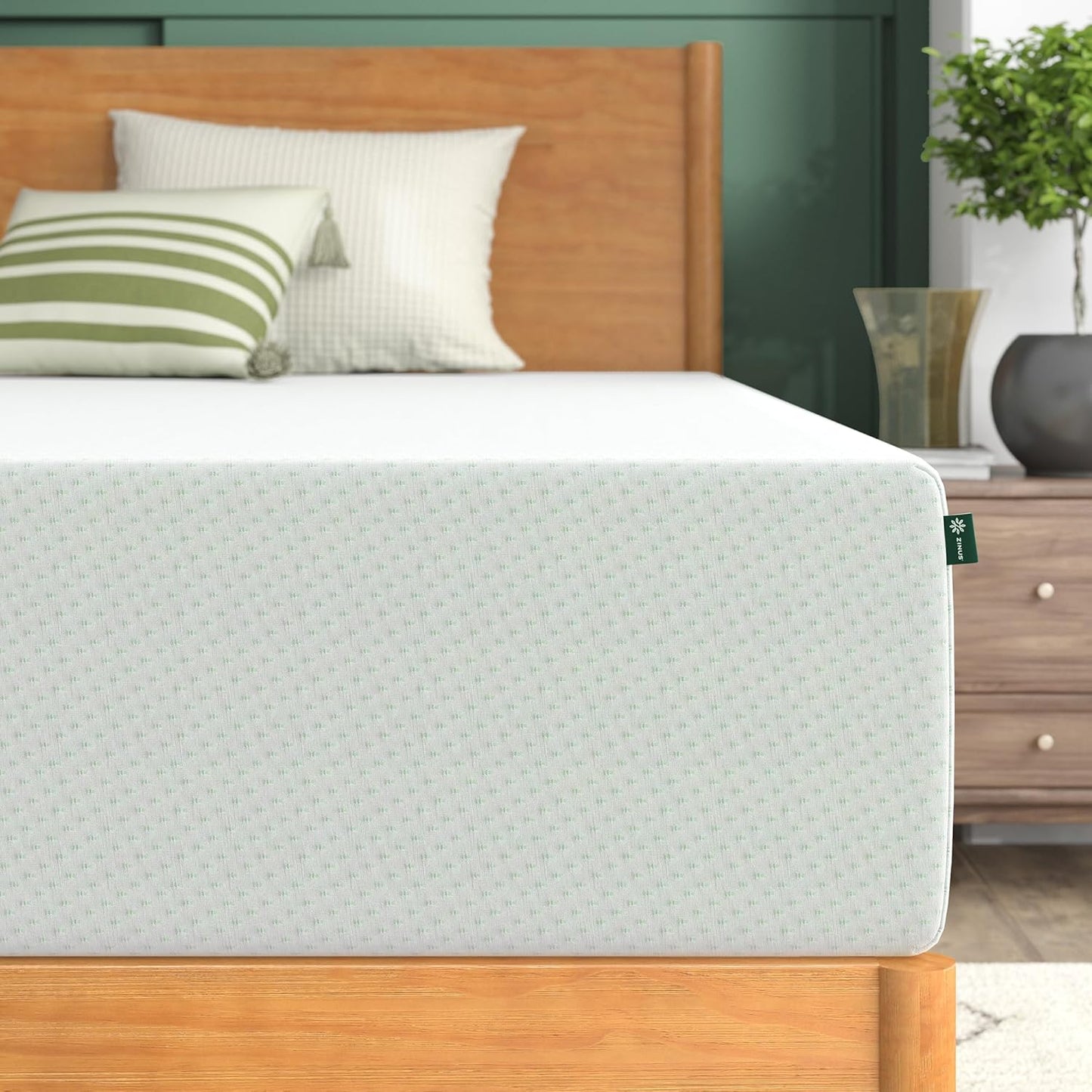 ZINUS Memory Foam Twin Mattress - 12 Inch Green Tea Infused for Ultimate Comfort