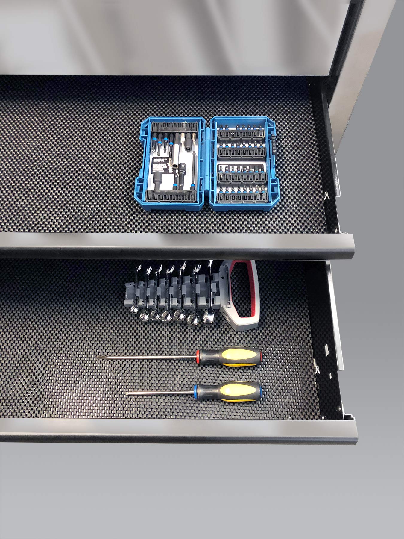 Viper Tool Storage VLINERRD The Original Pink Box Non-Slip Drawer Liner, Red
