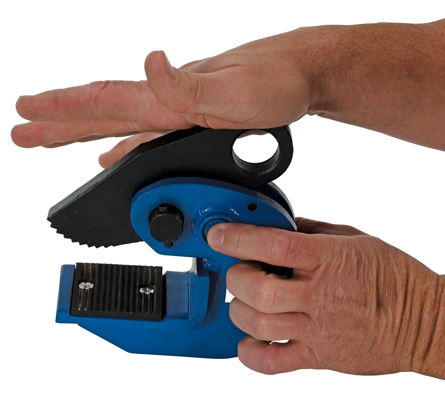 Vestil HPC-20 Steel Horizontal Plate Clamp 2,000 Lb. Capacity Blue