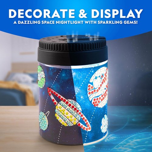 National Geographic Ultimate Space Activity Kit - Glow-in-the-Dark Solar System Model & Night Light for Kids