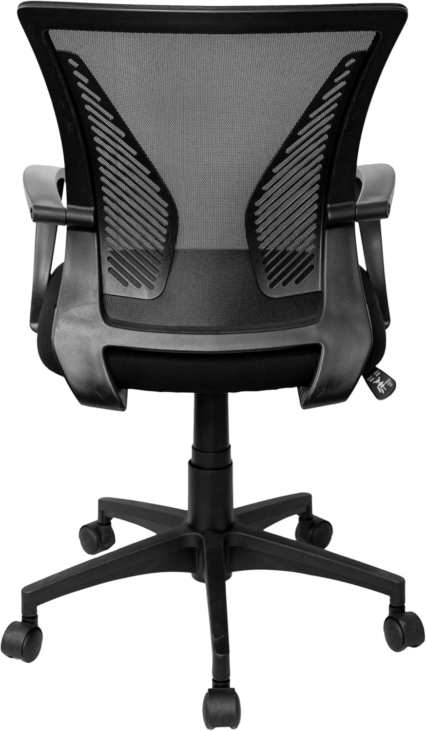 Techni Mobili Ergonomic Black Mesh Office Chair - Adjustable Height & Lumbar Support for Home Office