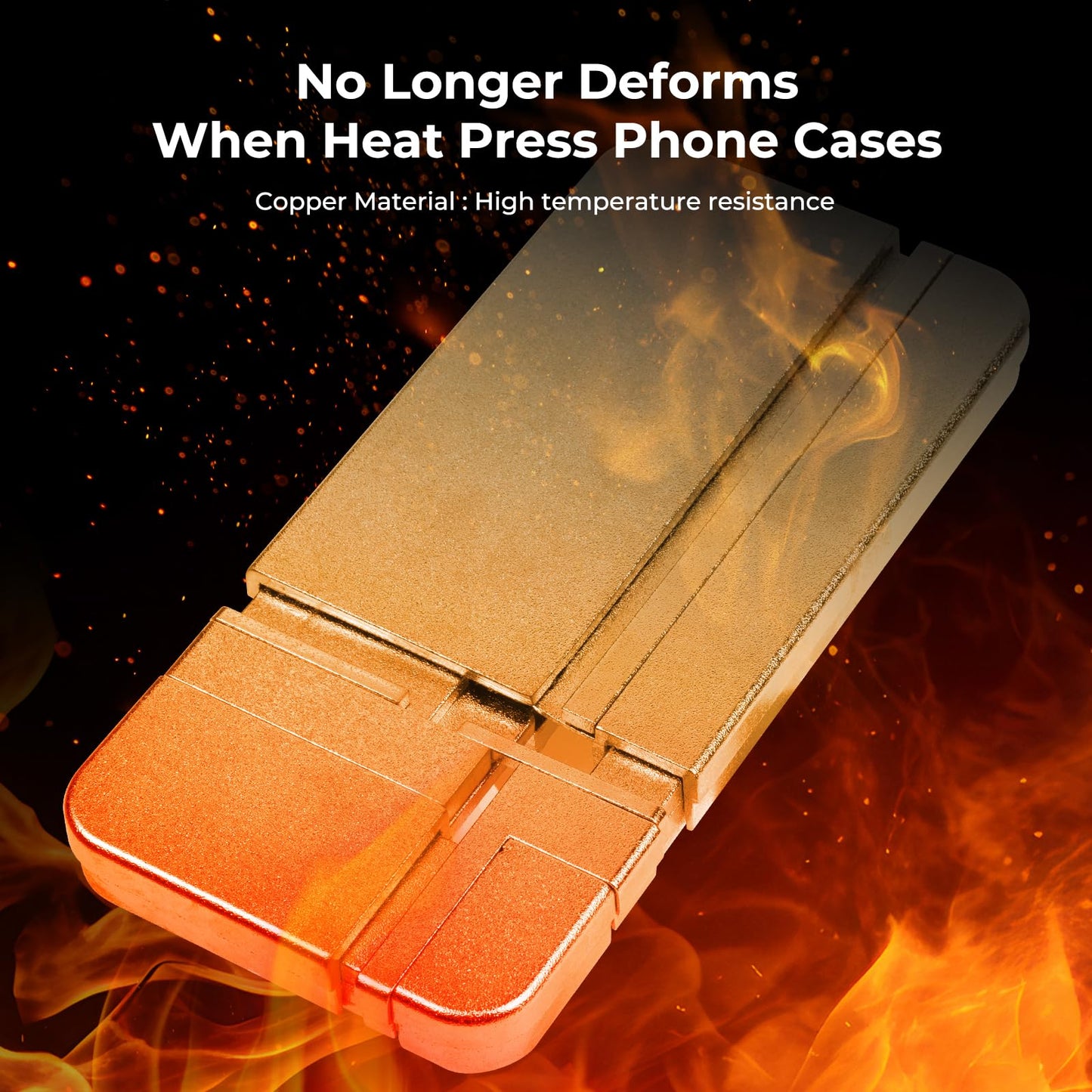 HTVRONT Phone Case Heat Press Bundle - Compatible with iPhone & Android Phone Case Sublimation Machine + HTVRONT Auto Heat Press 2