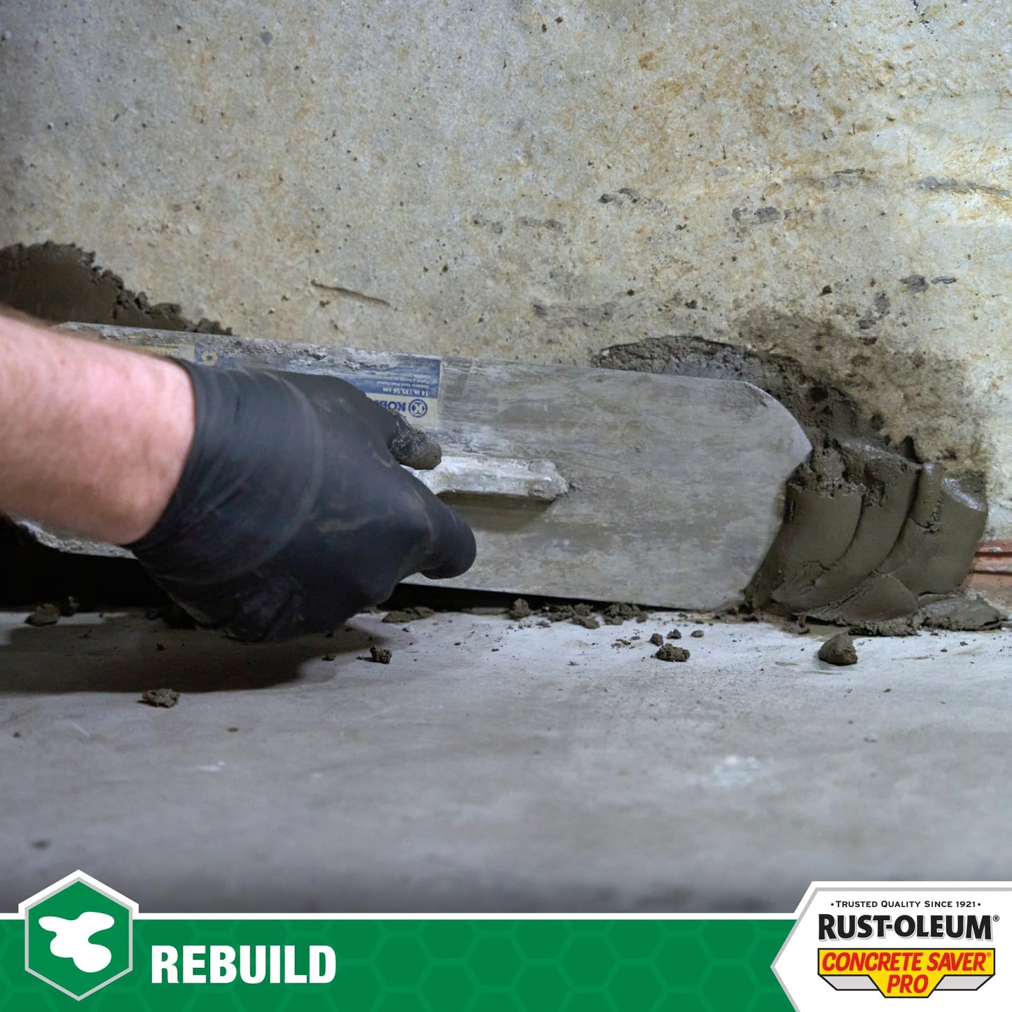 Rust-Oleum Concrete Saver Pro Hydraulic Cement, 20 lb, Gray