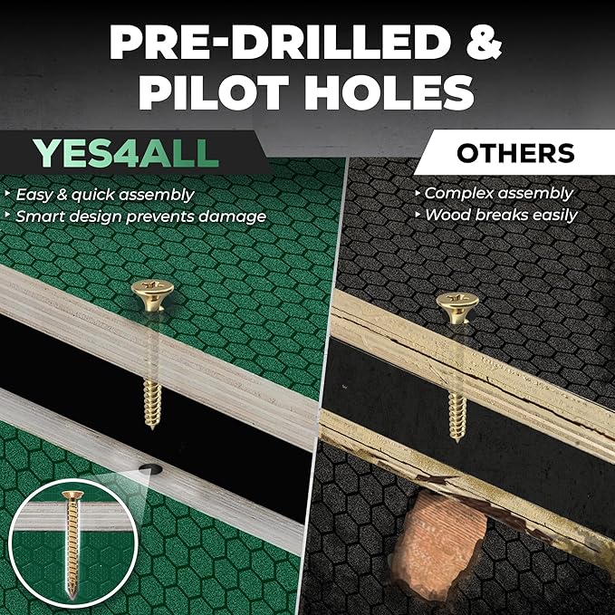 Yes4All 3 in 1 Non-Slip Wooden Plyo Box, Step Up Box for Workout, Plyometric Jump Box for Skipping, Jumping, Lunges, Squats, Dips