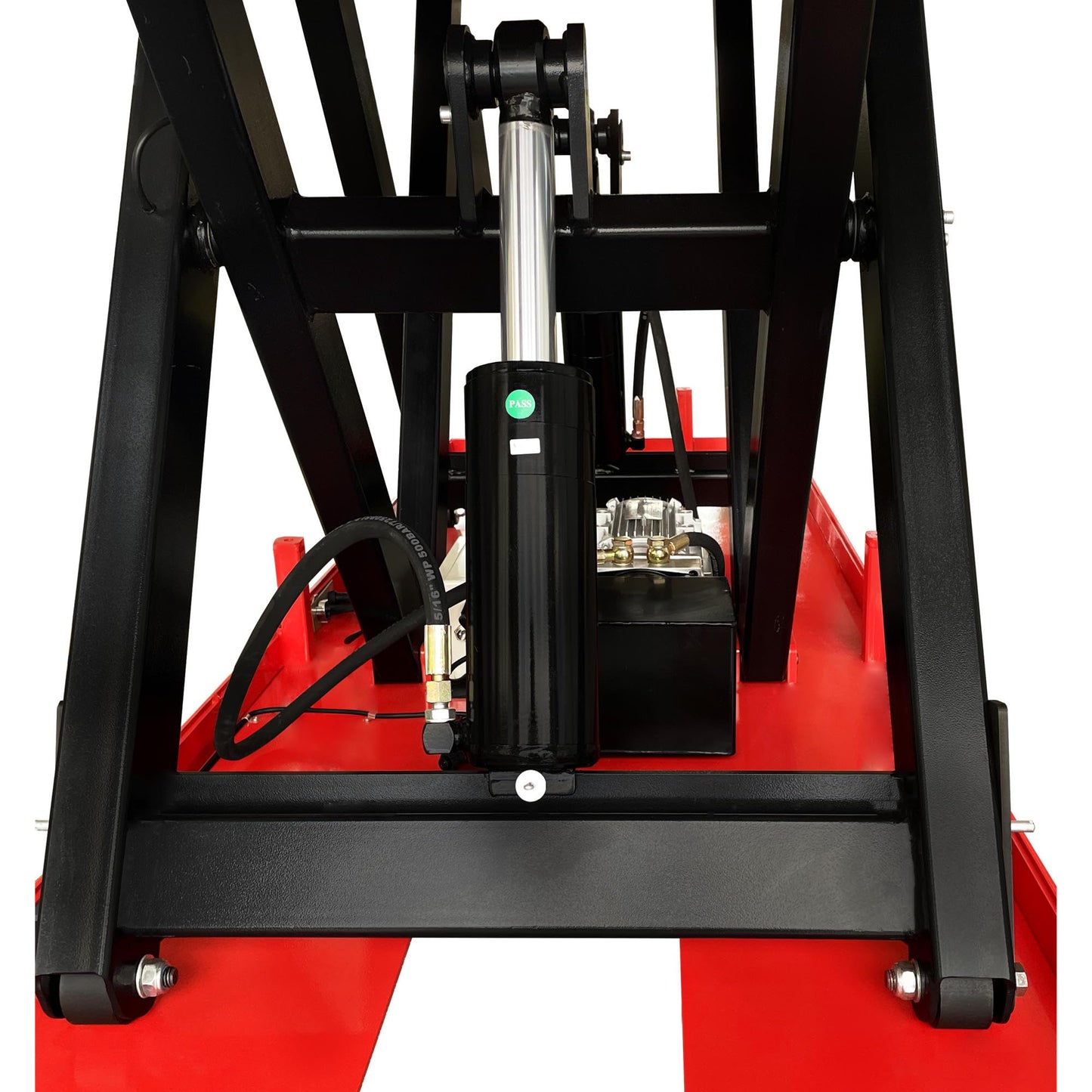 PAKE Electric Hydraulic Tandem Lifting Table, 4,400 lb. Capacity, 98-1/2" x 32-1/4"