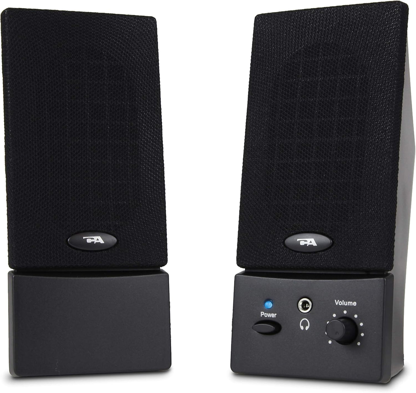 Cyber Acoustics 2.0 3.5mm (CA-2016), USB Powered Desktop Speaker System with Audio for Laptops and Desktop Computers
