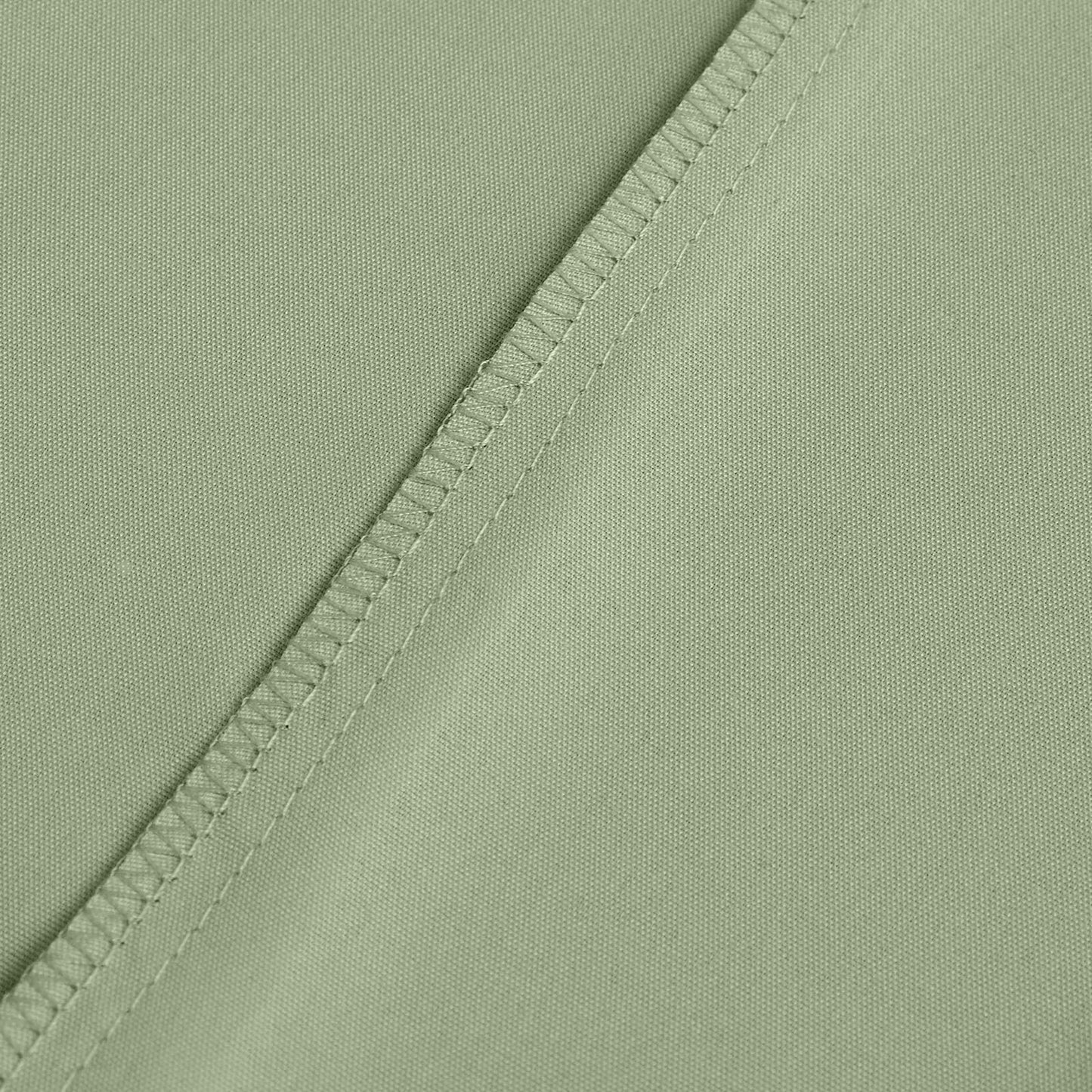 FreshCulture Sage Green Pillowcases Queen Size 12 Pack - Bulk Pillowcase Set - Envelope Closure - Soft Brushed Microfiber Fabric - 20x30 Inches Pillow Case Set of 12 for Home, Hotels, Schools