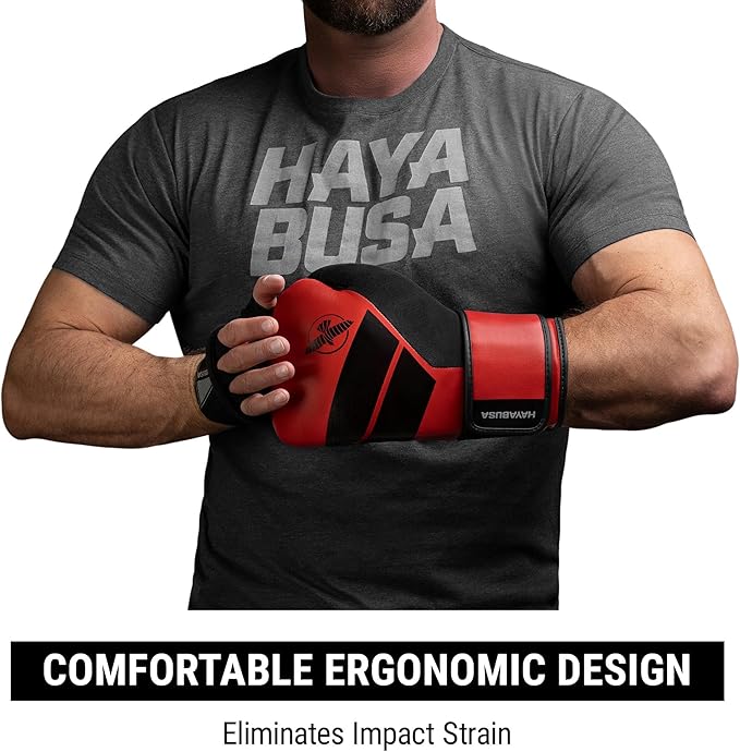 Hayabusa S4 PU Leather Boxing Gloves for Men, Women & Kids, 10oz, 12oz, 14oz, 16oz, Training, Sparring, Kickboxing, Fighting Sports, Taekwondo, MMA, Muay Thai & Arts