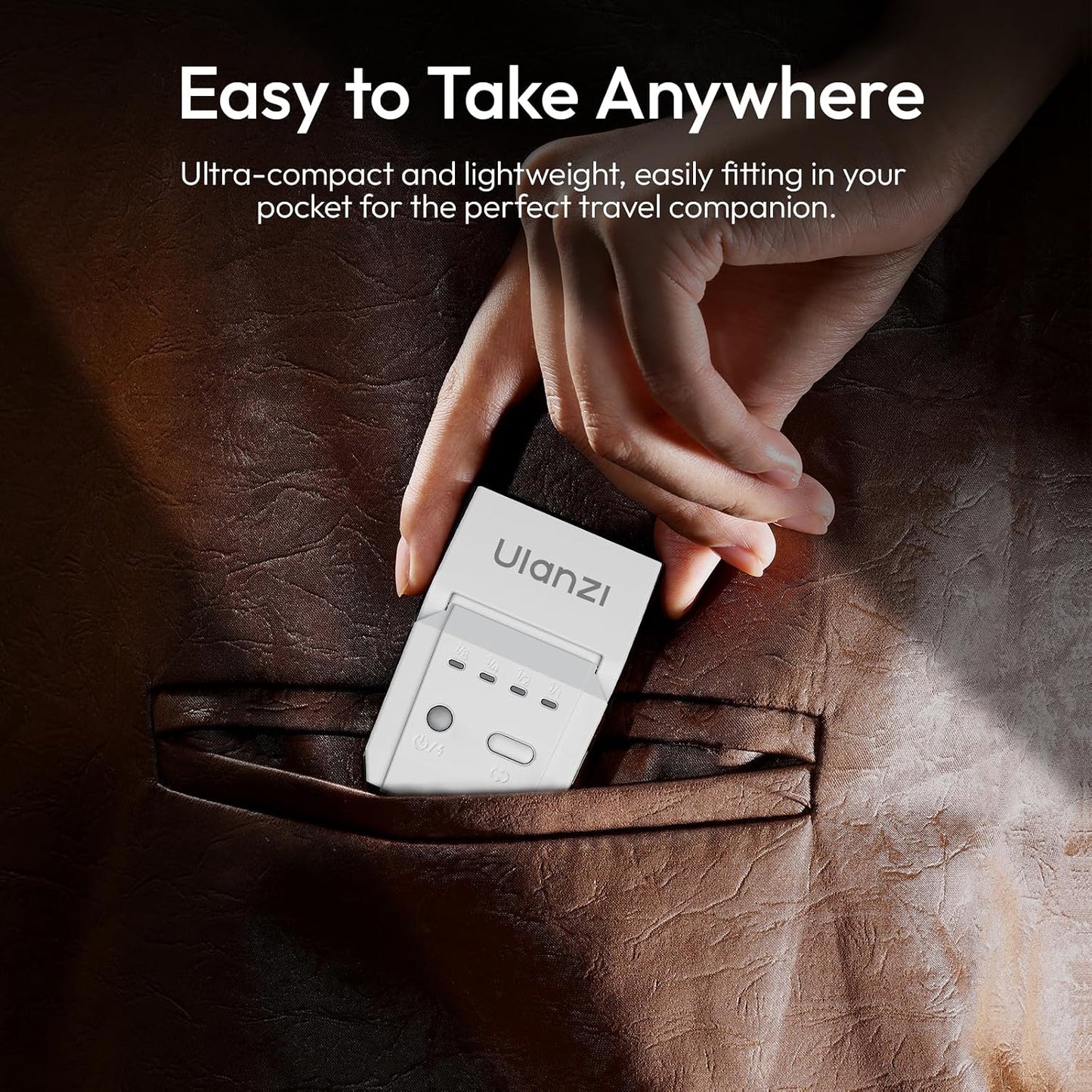 ULANZI SL03 GN8 6500K 90 Camera Mini Flash Speedlite with Video Light for Beginners Basic, Flash Adjust Angle Speedlite