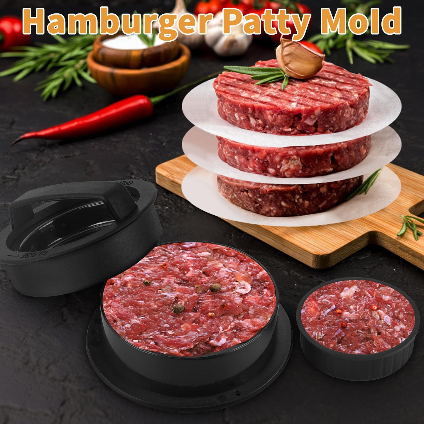 Blackstone Breakfast Kit Pancake Batter Dispenser 9PCS Griddle Accessories Set - Included Pancake Batter Dispenser Bacon Press Egg Rings Hamburger Press Patty Maker Brush and Oil Separating Paper