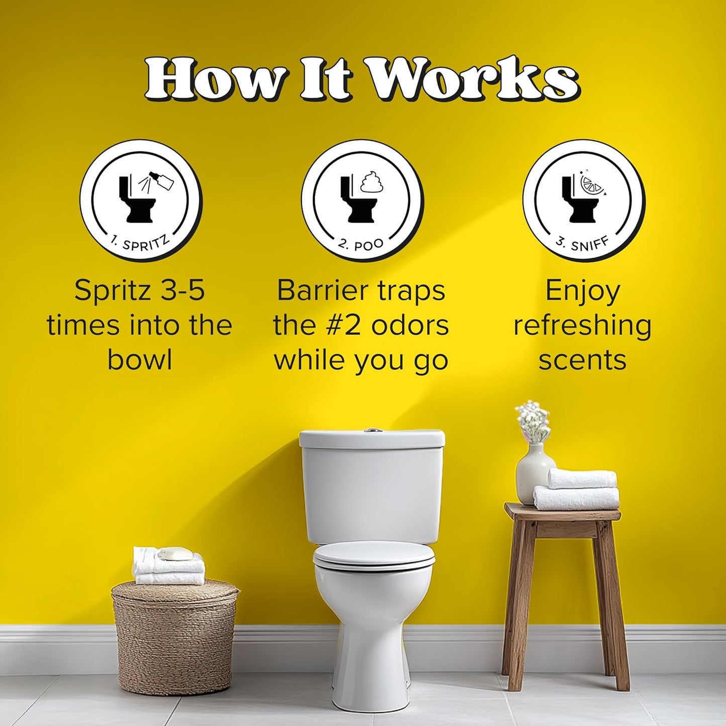 Poo-Pourri Before-You-Go Toilet Spray Bundle | Original Citrus 2 Fl Oz & Travel Size 1 Fl Oz