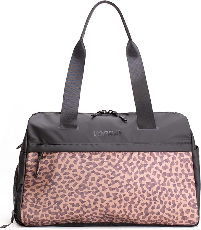 Vooray 25L Trainer Duffel Bag ??Lightweight Travel Duffel for Women and Men with Shoe Pocket, Workout Bag, Weekender for Overnight, Football, Traveling, or Hospital Use