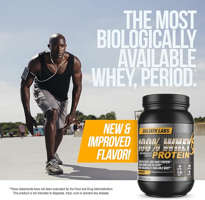 Goliath Labs 100% Whey Protein Powder 10 lb (Chocolate)