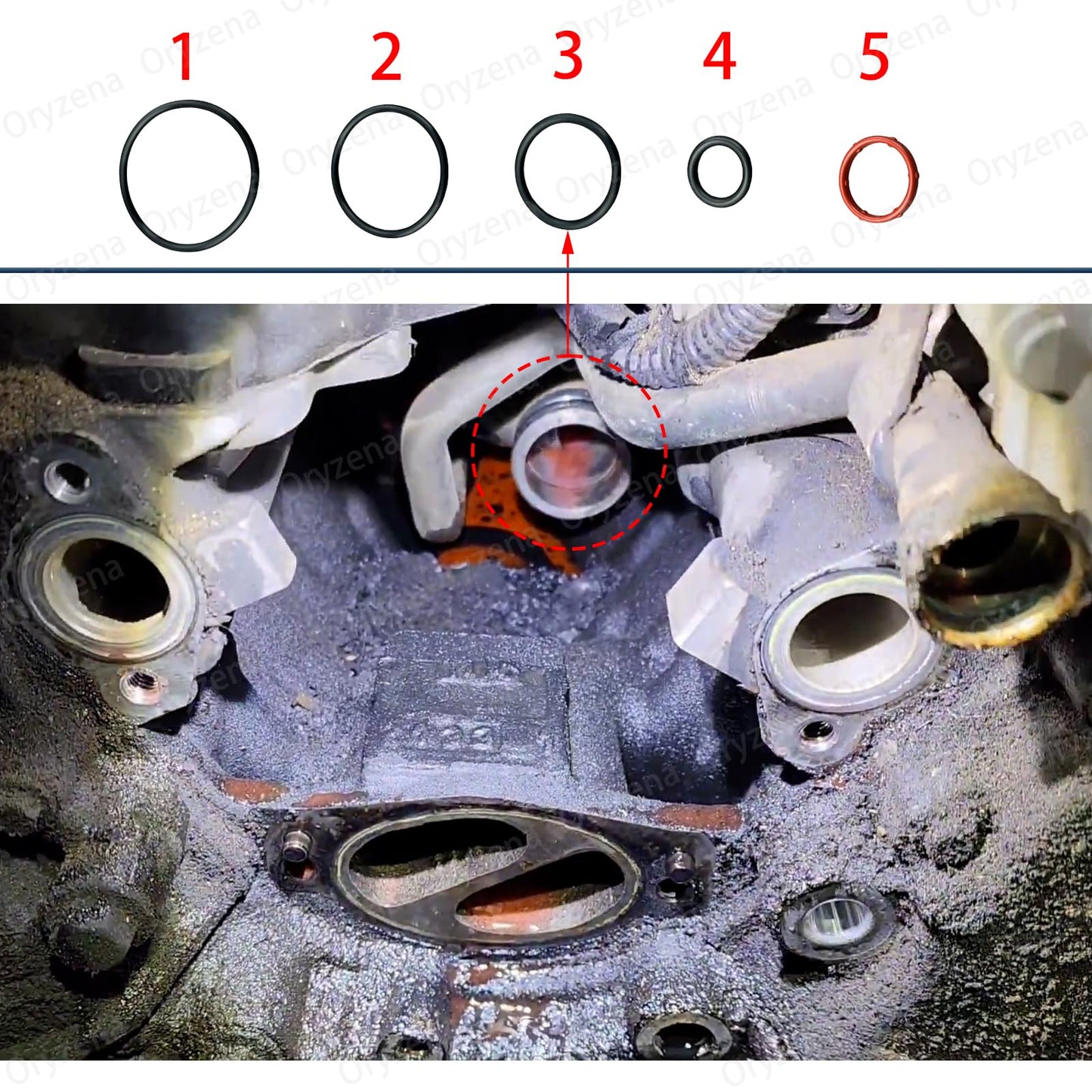Oryzena Engine Water Pump with Seal Kit Compatible with Ram 1500 Classic DS 2014-2019, For Jeep Grand Cherokee WK2 2014-2019, 3.0L Eco Diesel/turbo V6 Replaces# 68211202AB 68211202AA 43127BH US8161